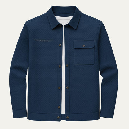 Men's Classic Jacket Shirt Cotton Chest Pocket