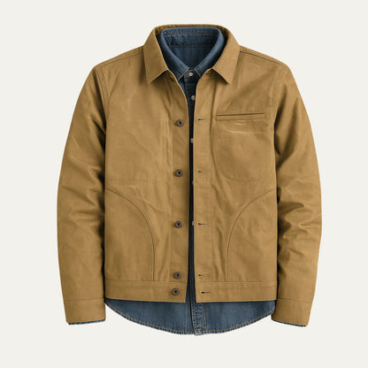 Astor Men's Vintage Leather Jacket - VibreMode