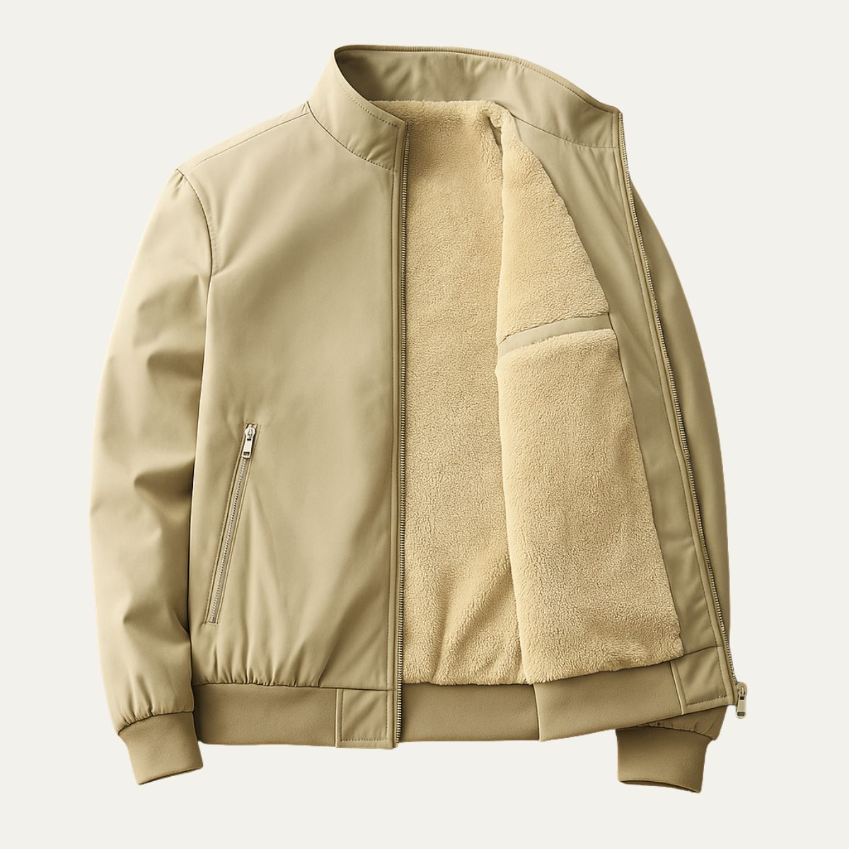 Men's Waterproof Fleece Jacket Windbreaker - VibreMode