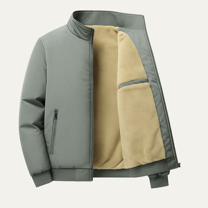 Men's Waterproof Fleece Jacket Windbreaker