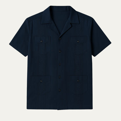 Calderon Men's Linen Cuban Shirt
