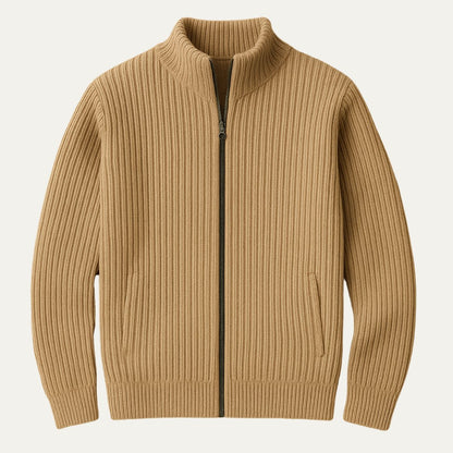 Windsor Men's Knitted Zip Cardigan - VibreMode