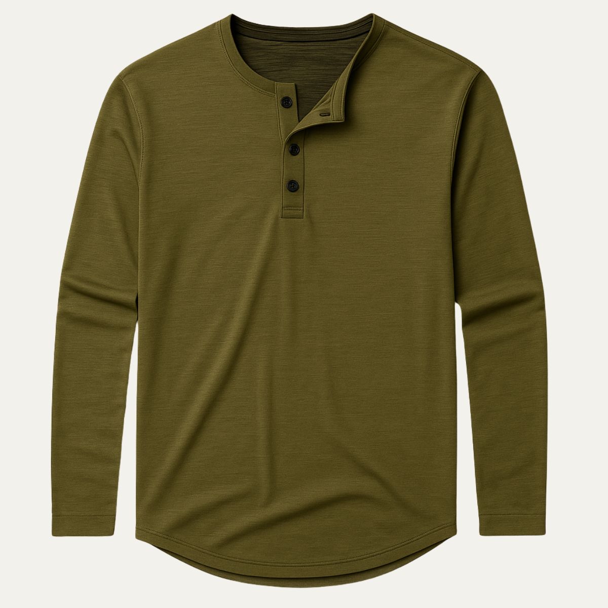 Men's Cotton Long Sleeve Polo Shirt - VibreMode