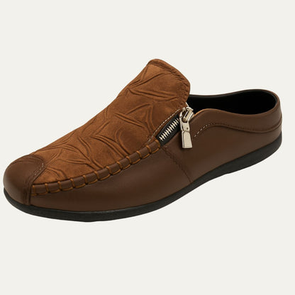 Men's Leather Loafers Slip-On Comfortable - VibreMode