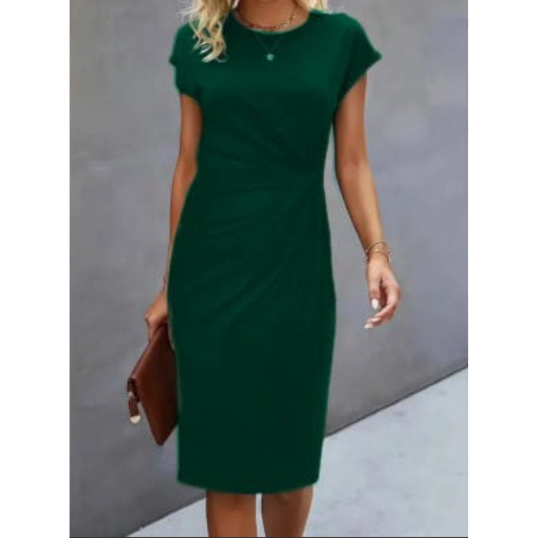 Fitted Ruffled Mini Dress