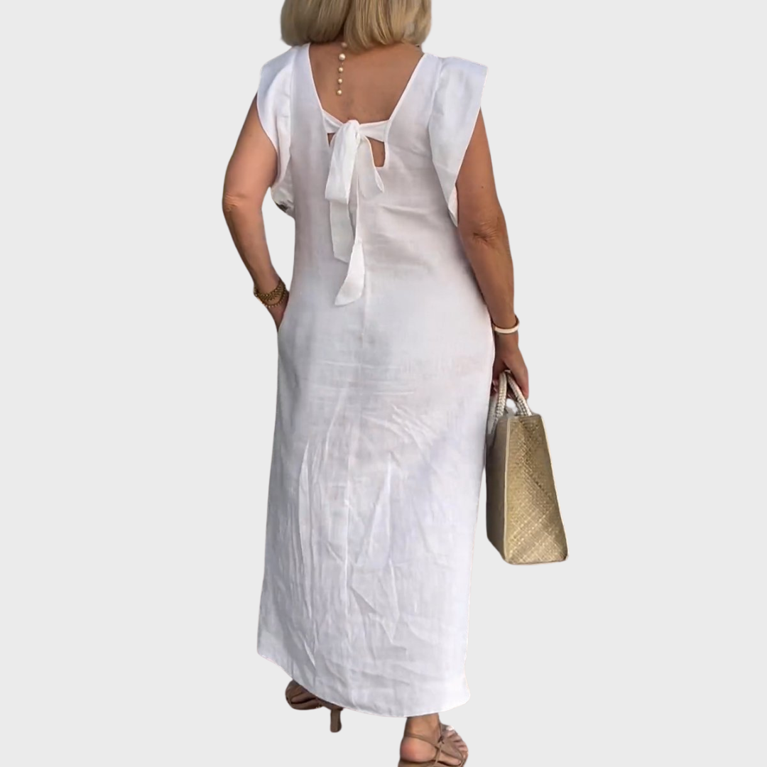 Elegant Natural Fiber Dress