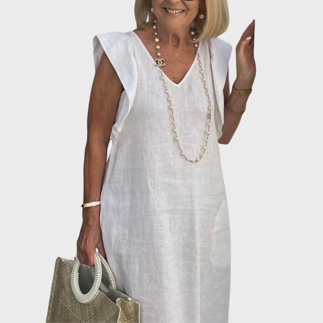 Elegant Natural Fiber Dress