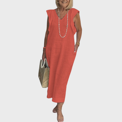 Elegant Natural Fiber Dress
