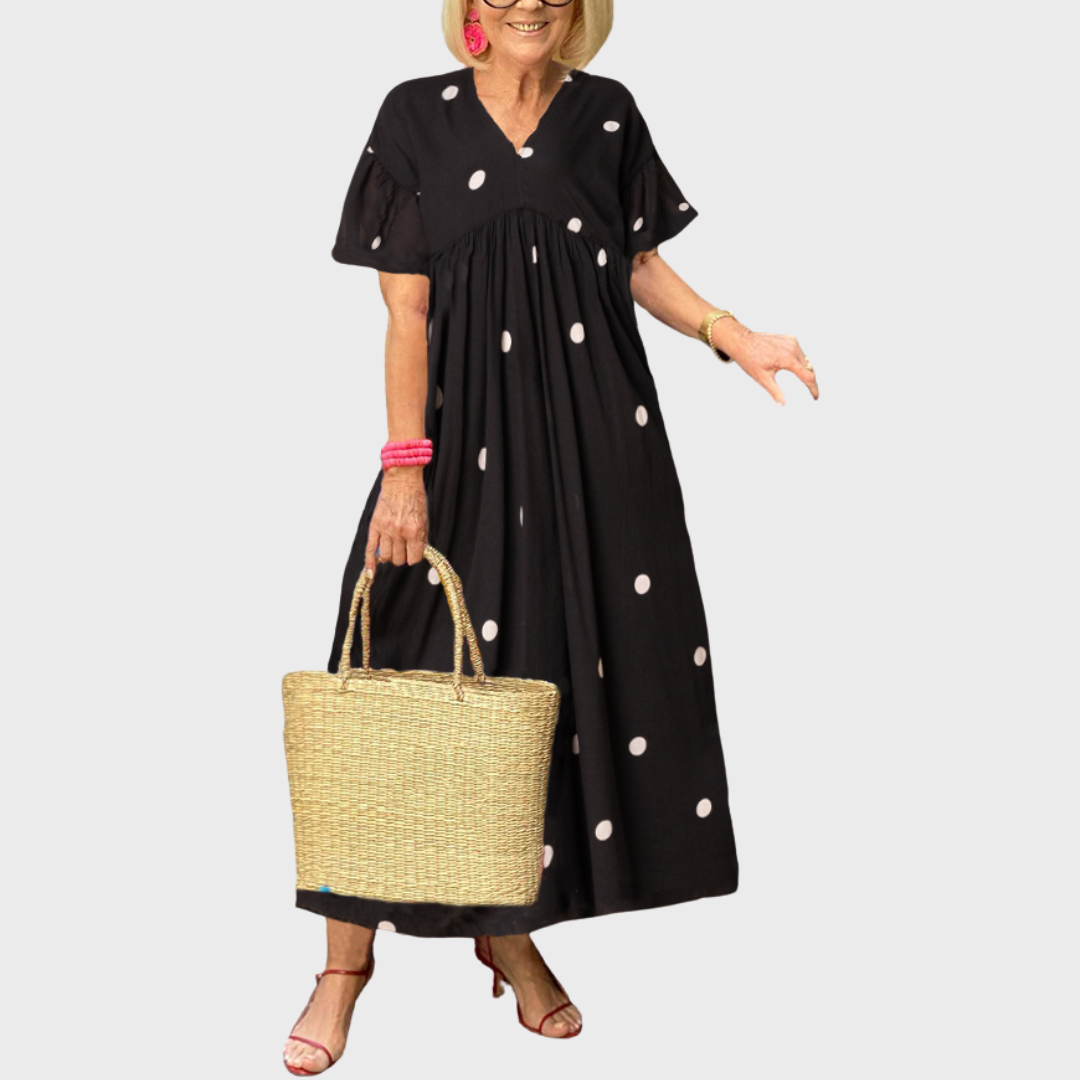 Fun Spotted Women's Dress - VibreMode