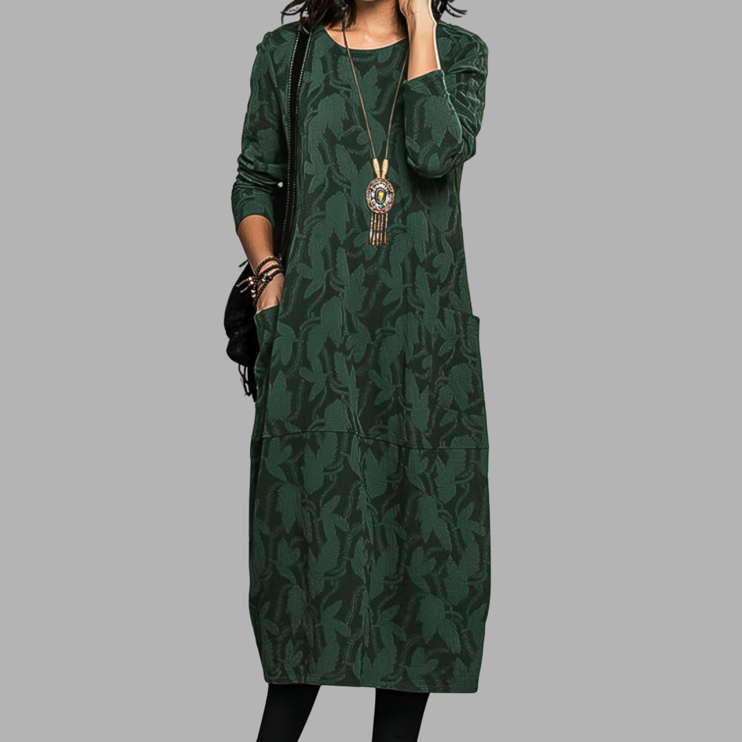 Comfortable Fit Pocket Dress - VibreMode