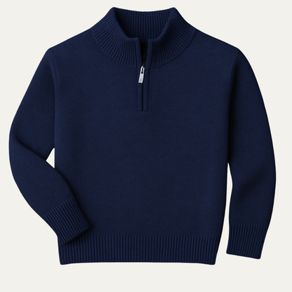 Men's Soft Wool Quarter Zip Sweater
