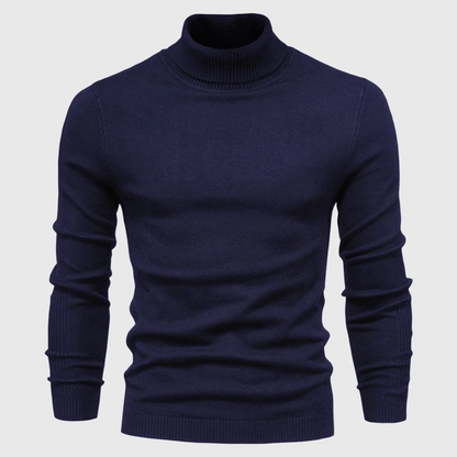 Men's Turtleneck Sweater Washable Everyday Wear