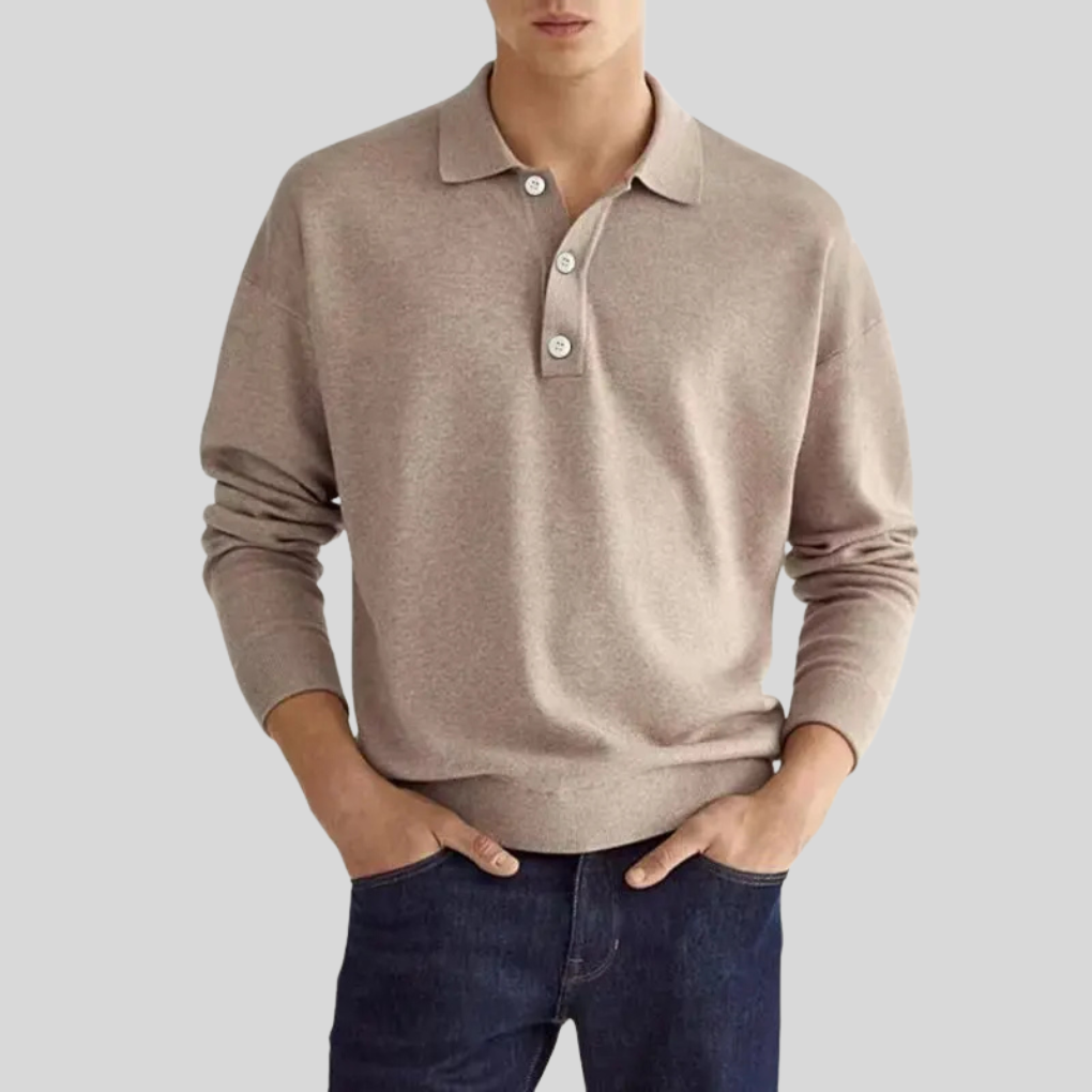 Men's Cotton Polo Shirt Everyday Wear - VibreMode
