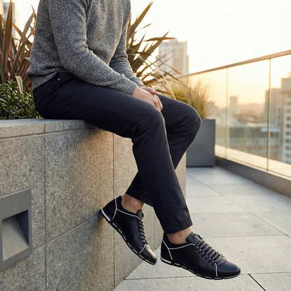 Classic Mens Leather Comfort Shoes