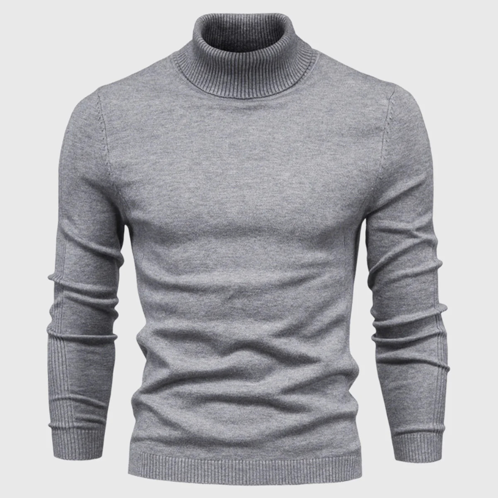 Men's Turtleneck Sweater Washable Everyday Wear