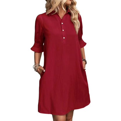 Women's Collared Dress Shirt