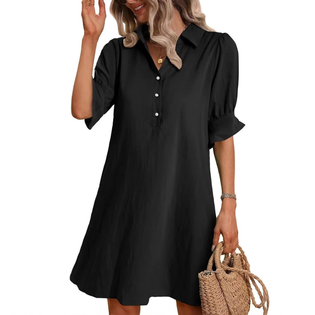 Women's Collared Dress Shirt - VibreMode
