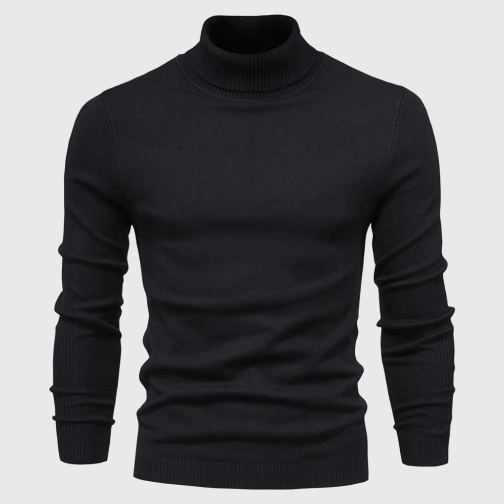 Men's Turtleneck Sweater Washable Everyday Wear