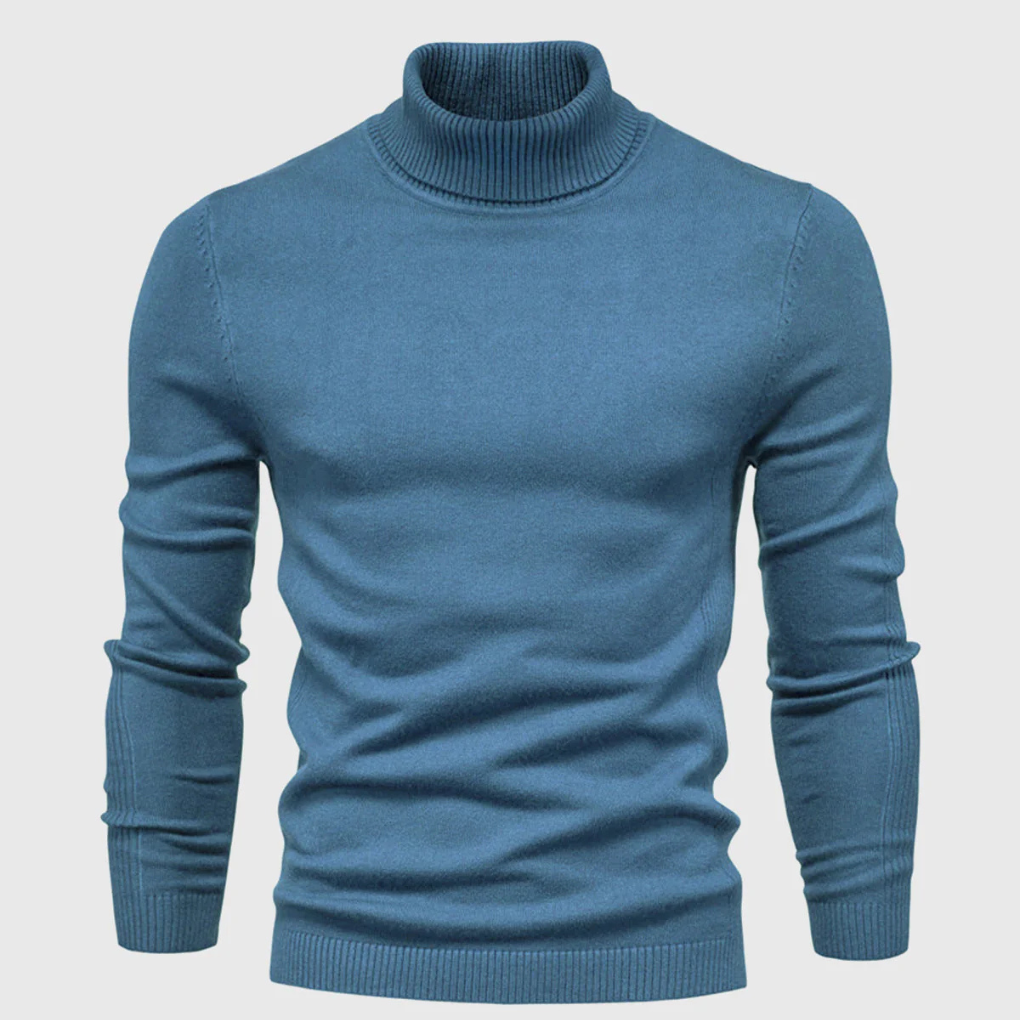 Men's Turtleneck Sweater Washable Everyday Wear