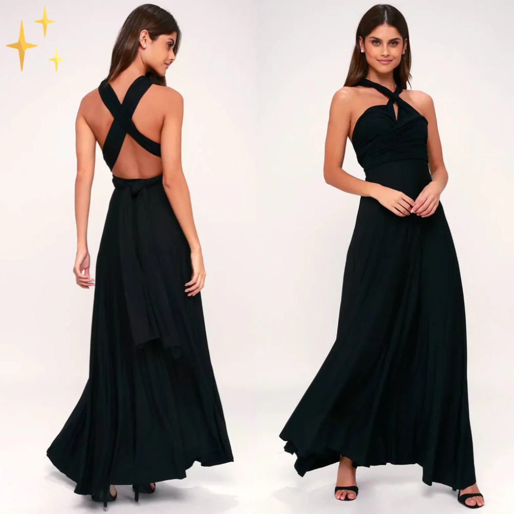 Women's Wrap Dress Cotton Knee Length