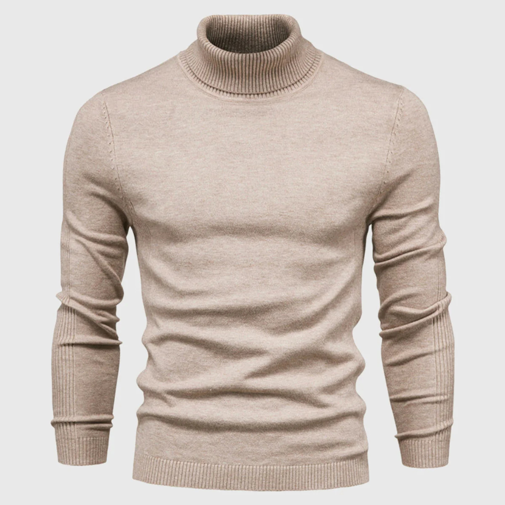 Men's Turtleneck Sweater Washable Everyday Wear