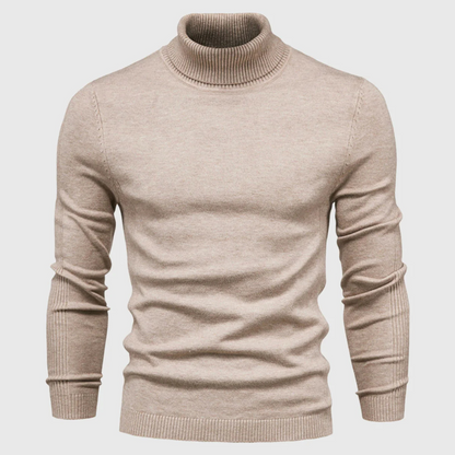Men's Turtleneck Sweater Washable Everyday Wear
