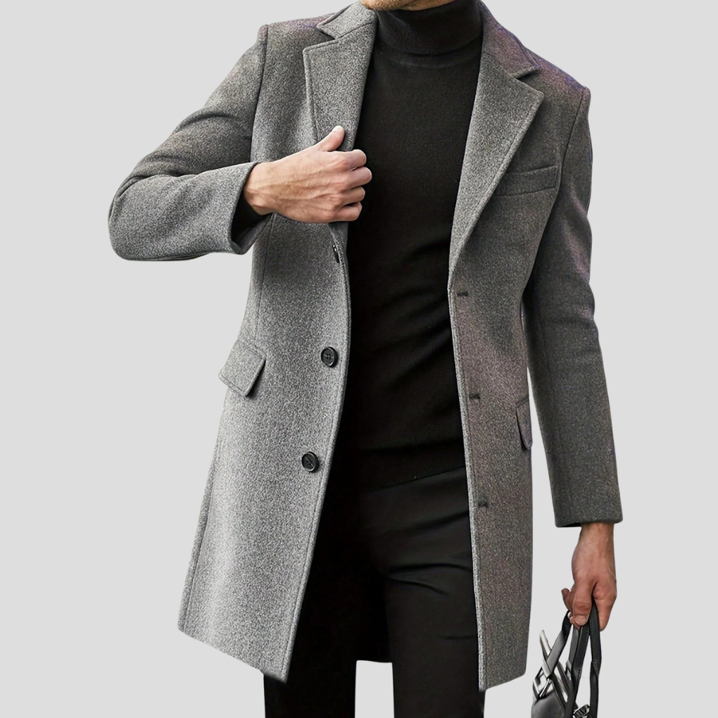 Men's Classic Revere Overcoat