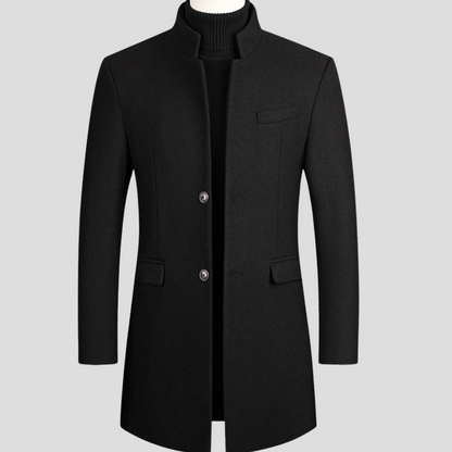 Men's Wool Blend Classic Coat