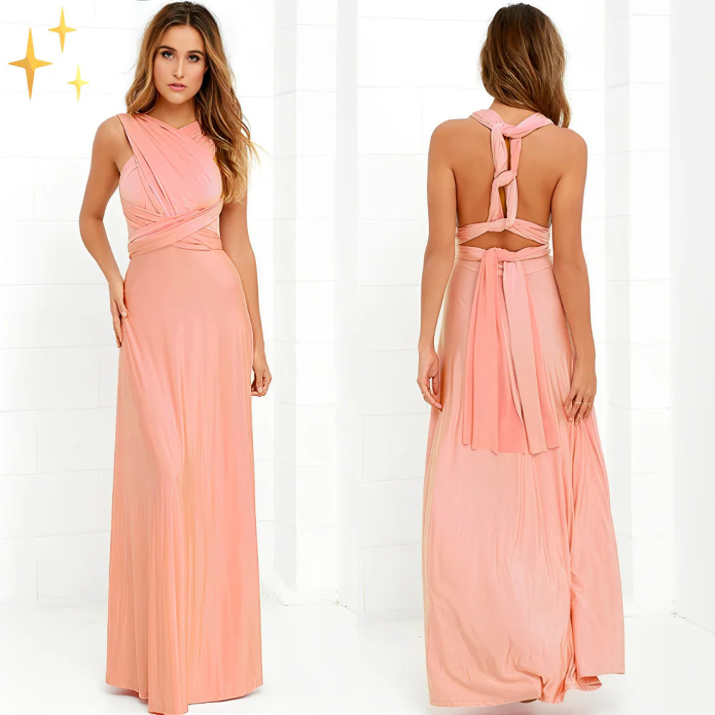 Women's Wrap Dress Cotton Knee Length