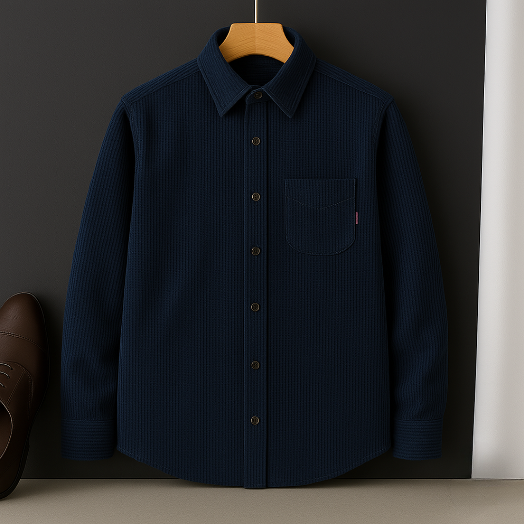 Leonardo Ultra-Soft Corduroy Shirt - Sydney Fraiser