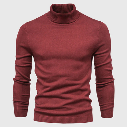 Men's Turtleneck Sweater Washable Everyday Wear