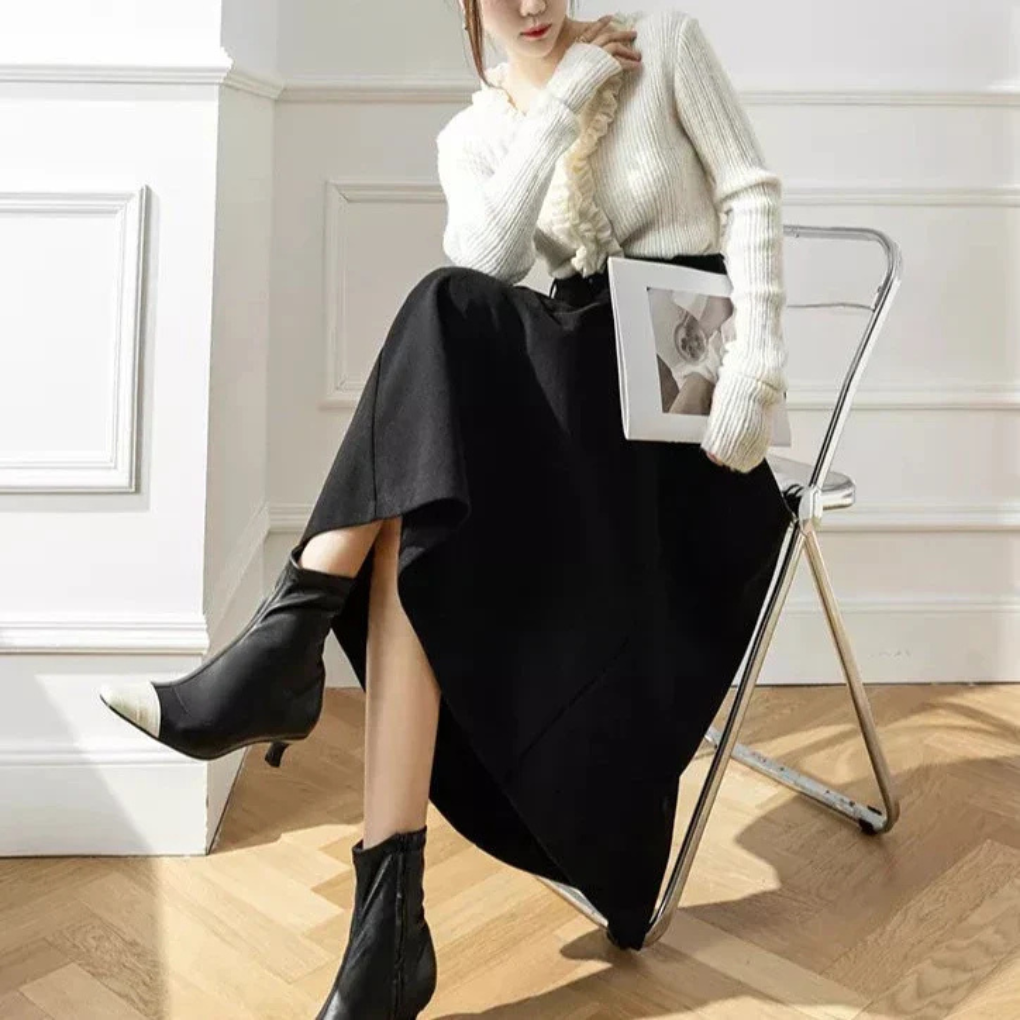 Women's Elegant Pleated Skirt