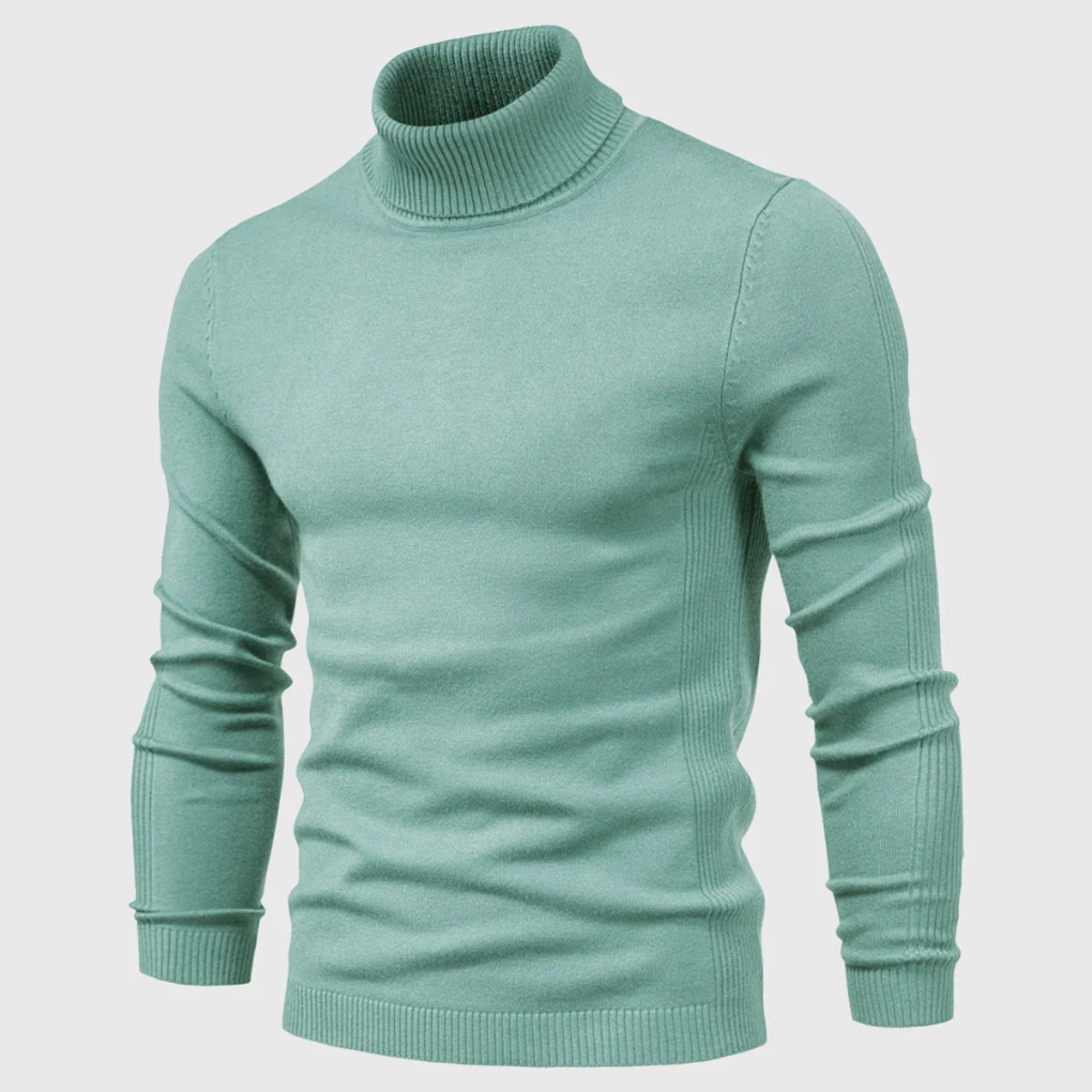 Men's Turtleneck Sweater Washable Everyday Wear
