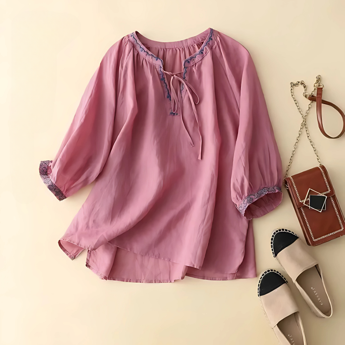 Women's Cotton Embroidered Summer