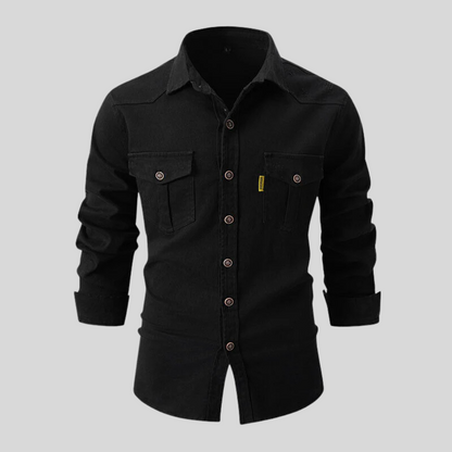 Men's Work Shirt Heavy-Duty Cotton