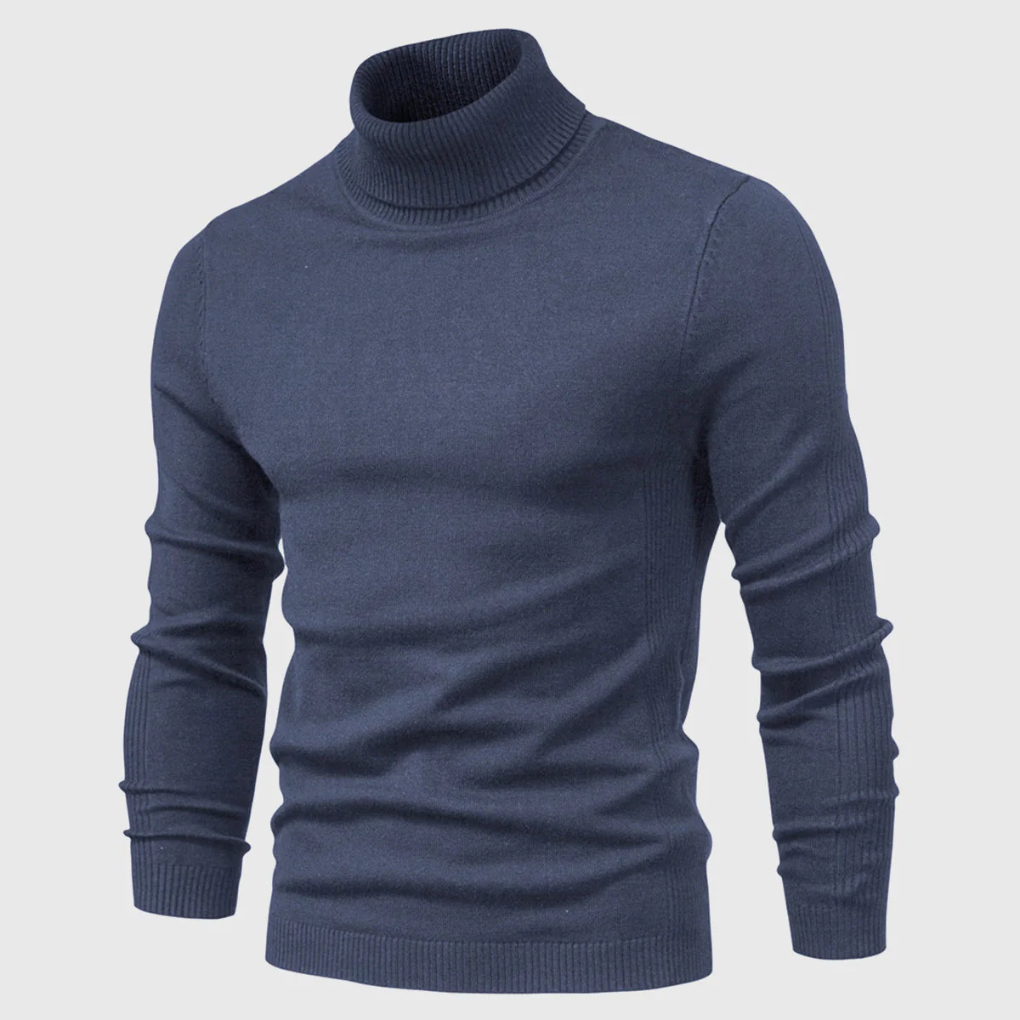 Men's Turtleneck Sweater Washable Everyday Wear