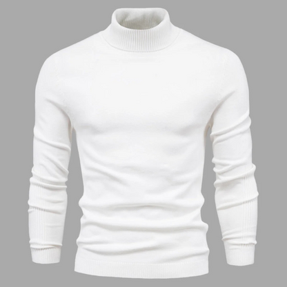 Men's Turtleneck Sweater Washable Everyday Wear - VibreMode