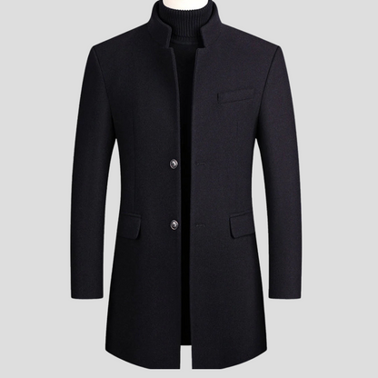 Men's Wool Blend Classic Coat