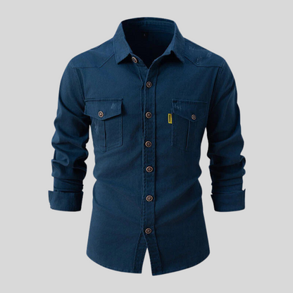 Men's Work Shirt Heavy-Duty Cotton