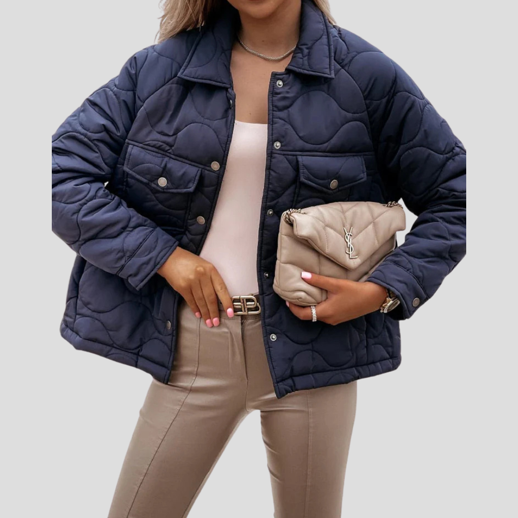 Women's Modern Cut Jacket With Pockets