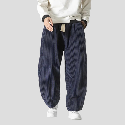 Men's Straight Leg Cotton Trousers
