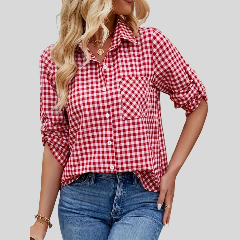 Women's Casual Relaxed Fit Shirt - VibreMode