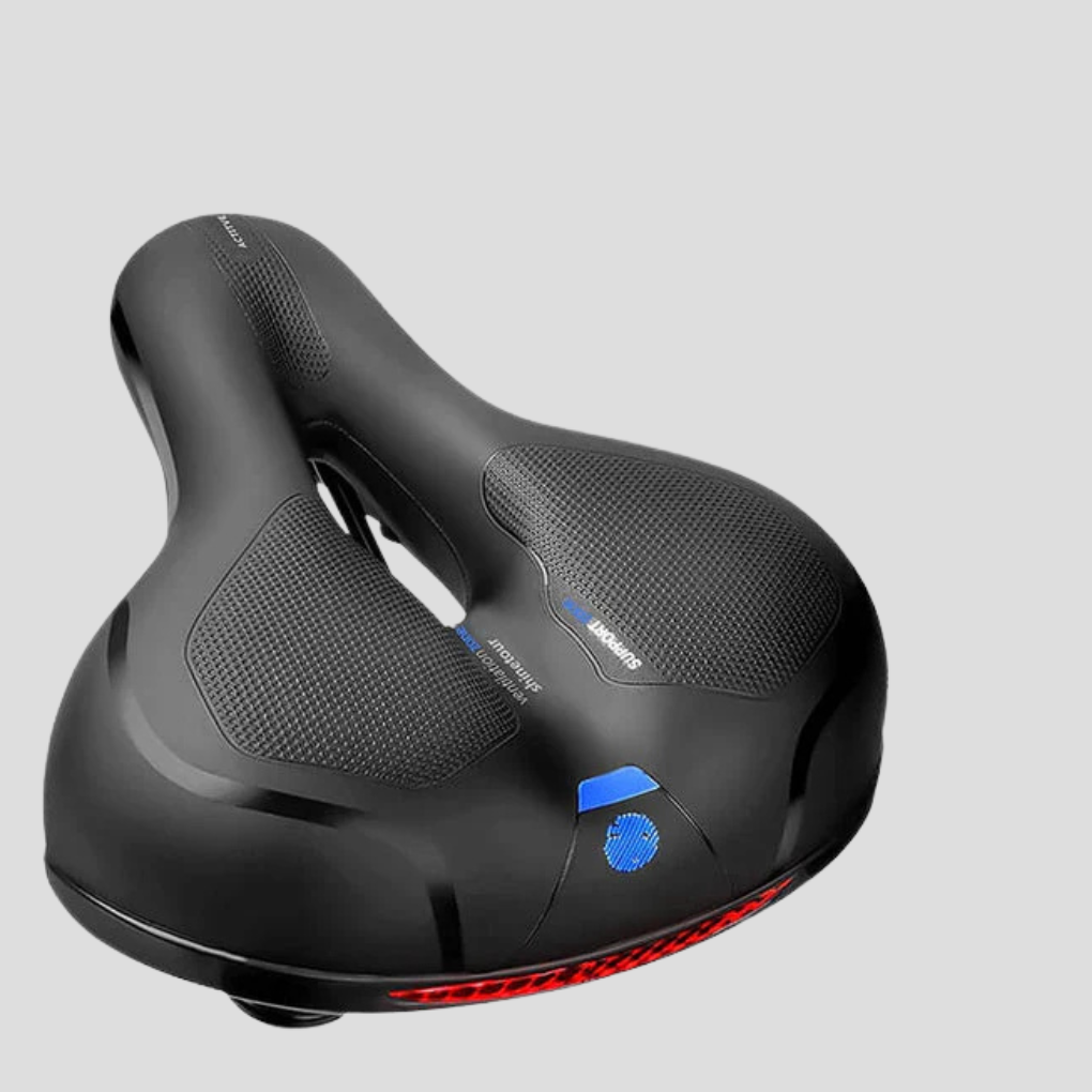 Ergonomic Bike Saddle Cushion Support Black