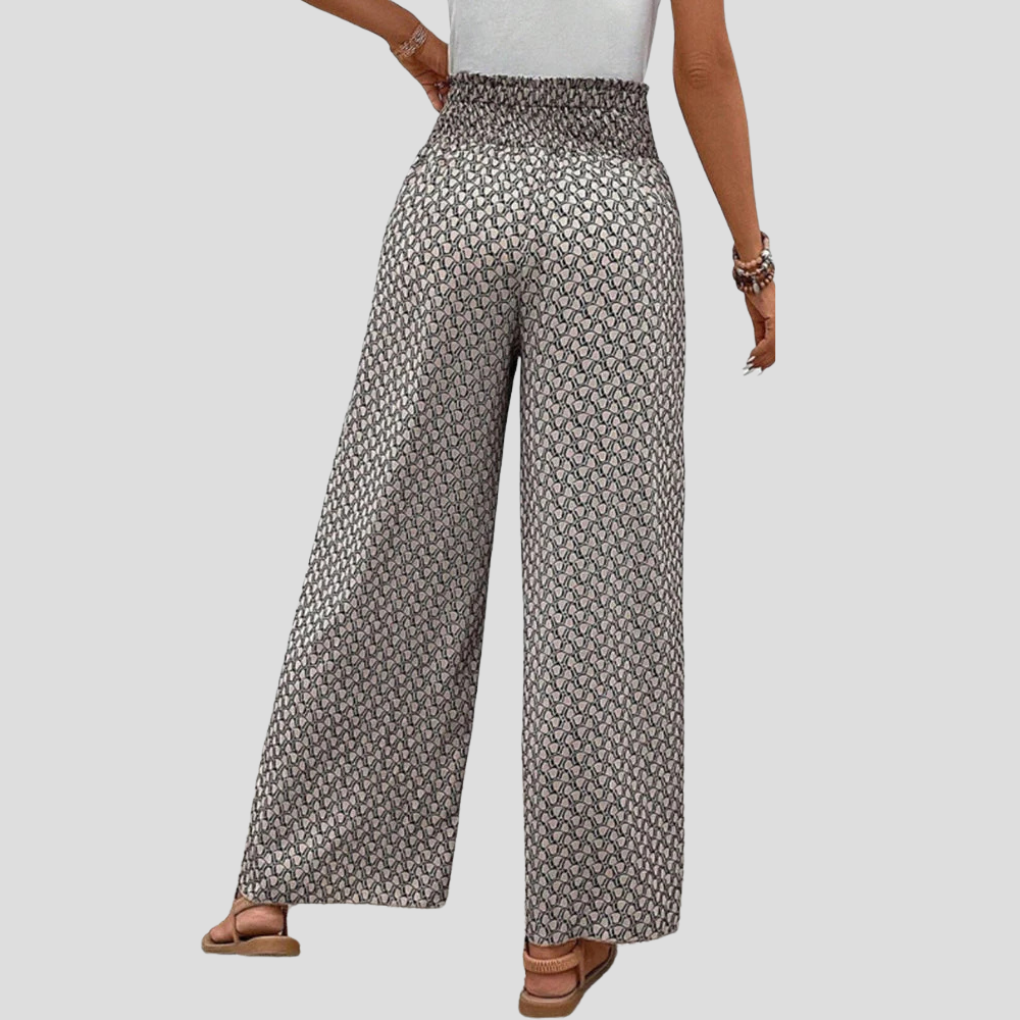 Geometric Print Trousers