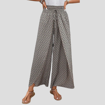 Geometric Print Trousers - VibreMode