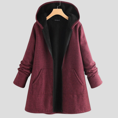 Women's Fleece Hooded Coat