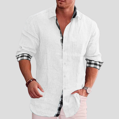 Men's Casual Button Down Shirt Classic Fit