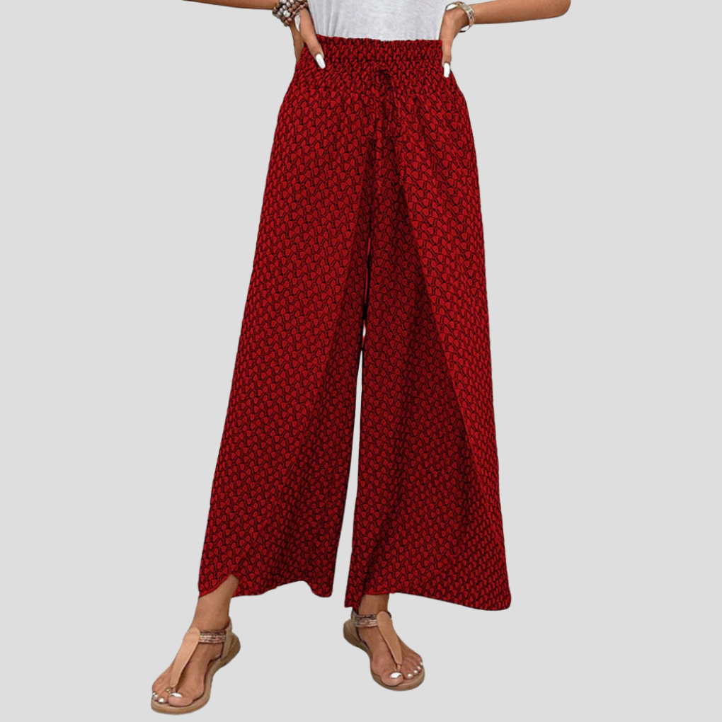 Geometric Print Trousers