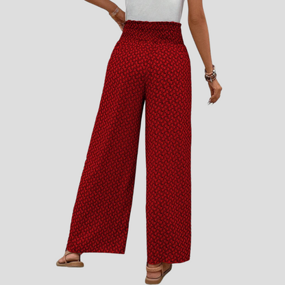 Geometric Print Trousers