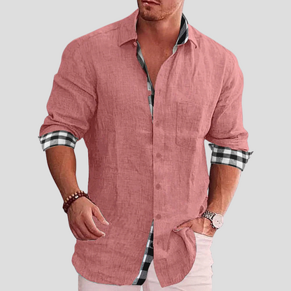 Men's Casual Button Down Shirt Classic Fit